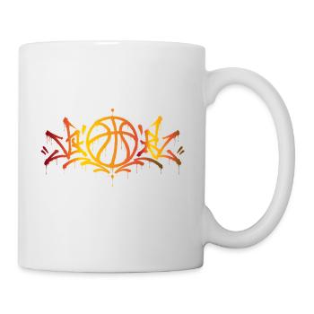 Basketball Graffiti Streetball Urban Style - Mug - white - Right