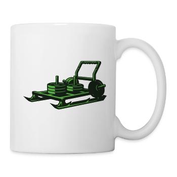 Vecteur Weight Sled Prowler - Mug blanc - blanc - Droite