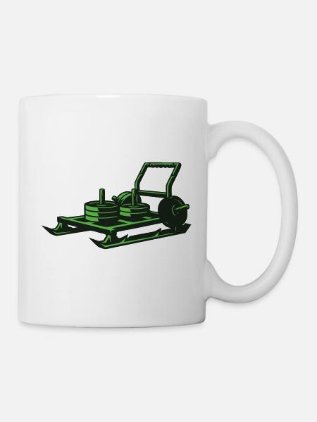 Gewichtsschlitten Prowler Vektor - Tasse - Weiß