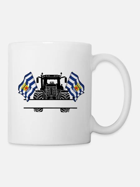 Zeeland_Tractor_Custom_Edition - Tasse - Weiß