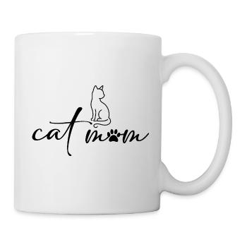 Cat Mom Cat Cat Lover Gift - Mug - white - Right