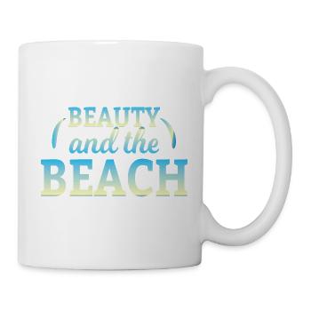 Beauty and the beach - Tasse - Weiß - Rechts