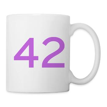 42 - Tasse - Weiß - Rechts