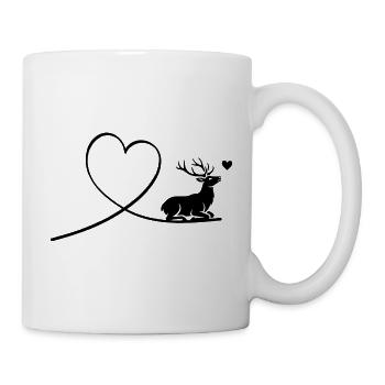 Deer Love - Mug - white - Right