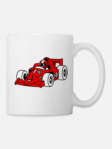 Racing Car Child - Tasse - Weiß