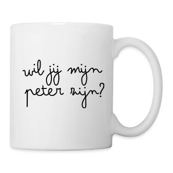Willst du mein Pate sein? - Tasse - Weiß - Rechts