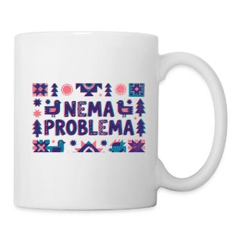 Nema Problema Shirt Lustig Balkan Jugo Geschenk - Tasse - Weiß - Rechts