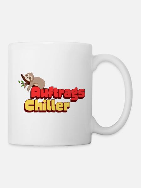 Auftragschiller Sloth - Tasse - Weiß