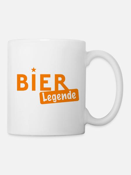 Bier Legende - Tasse - Weiß