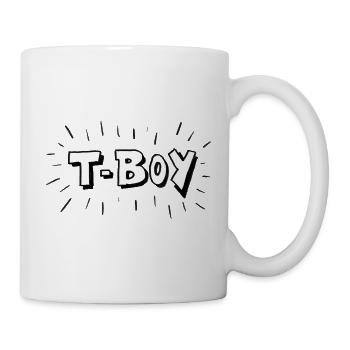 T-Boy Transboy LGBTQ Pride - Illustration (white) - Tasse - Weiß - Rechts