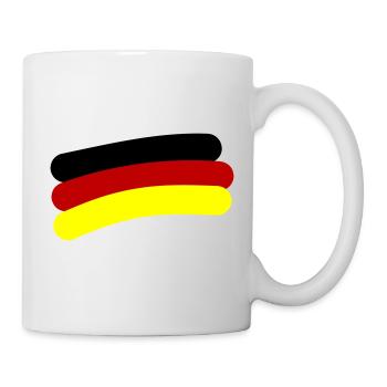 Germany Flag Line - Mug - white - Right