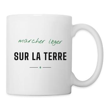 Marcher Léger Sur La Terre - Mug blanc - blanc - Droite