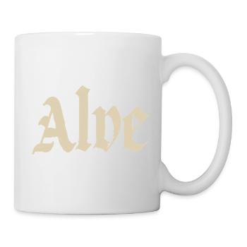 Alve Gothic Schriftart - Tasse - Weiß - Rechts