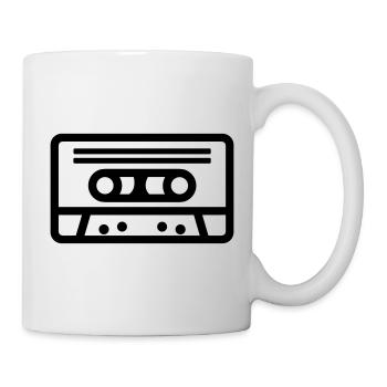 Kassette - Tasse - Weiß - Rechts