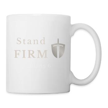 Tiens Ferme Éphésiens 6 Bouclier et Épée - Mug blanc - blanc - Droite