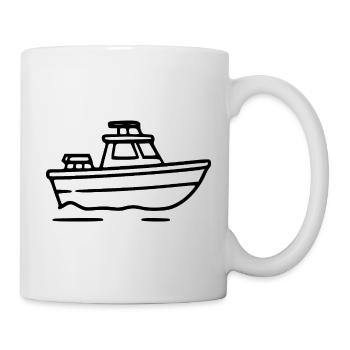 Cadeau de voyage en bateau par bateau - Mug blanc - blanc - Droite