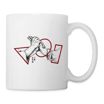 Aikido Technique Nikyo Wrist Lock Principle Budo - Mug - white - Right