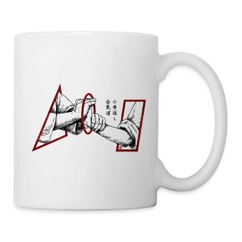 Aikido Technique Kotegaeshi Wrist Lock Budo - Mug - white - Right