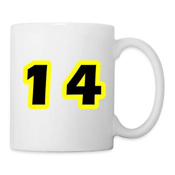14 Number Symbol - Mug - white - Right