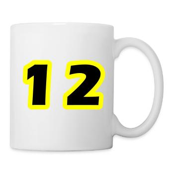 12 Number Symbol - Mug - white - Right