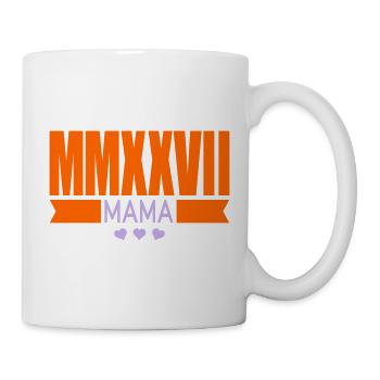 Annonce du bébé 2027 - Maman - Mug blanc - blanc - Droite