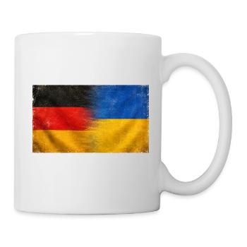 Fierté nationale Allemagne Origine en Ukraine - Mug blanc - blanc - Droite
