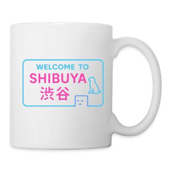 Welcome to Shibuya - Mug blanc - blanc - Droite