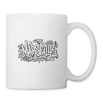 Marseille Graffiti Hip Hop - Mug - white - Right
