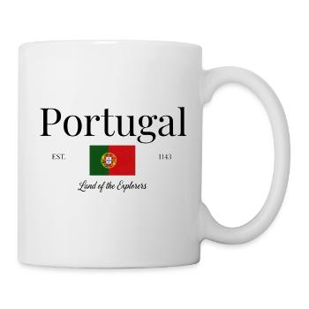 Drapeau du Portugal Terre des Explorateurs - Mug blanc - blanc - Droite