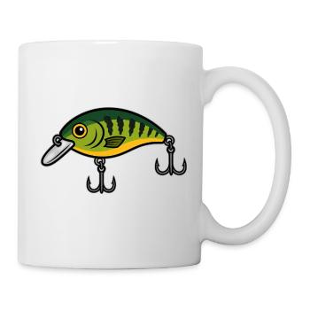 Baitfish Crankbait Neon Green - Mug - white - Right