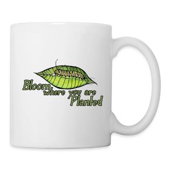 Fleuris là où tu es planté - Mug blanc - blanc - Droite