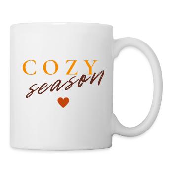 Cozy Season | Minimal Autumn Design - Mug - white - Right