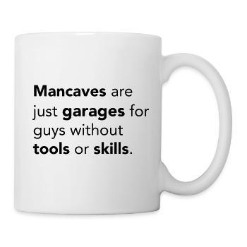 Mancaves - Mug - white - Right