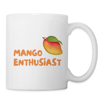 Mango Enthusiast Graphic - Tasse - Weiß - Rechts
