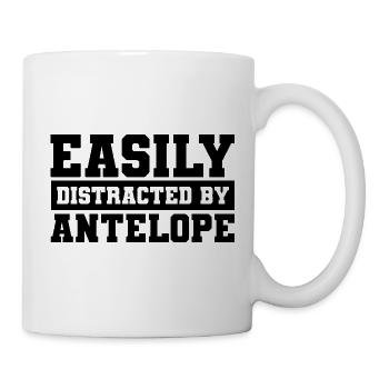 Antelope Saying Humor - Mug - white - Right