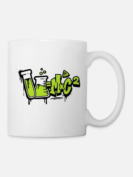 Chemie Formel Graffiti - Tasse - Weiß
