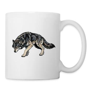 Wolf Illustration - Mug - white - Right