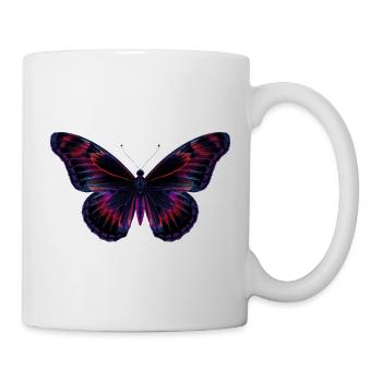 Holographic Neon Butterfly - Mug - white - Right