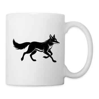 Renard Courant - Mug blanc - blanc - Droite