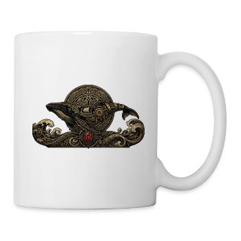 Steampunk Whale with Gems - Mug - white - Right