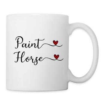 Paint Horse - Tasse - Weiß - Rechts