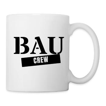 Bau Crew - Bauarbeiter Handwerker Baustelle Team - Tasse - Weiß - Rechts