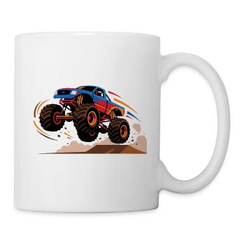 Nitro Monstertruck Sprung - Tasse - Weiß - Rechts