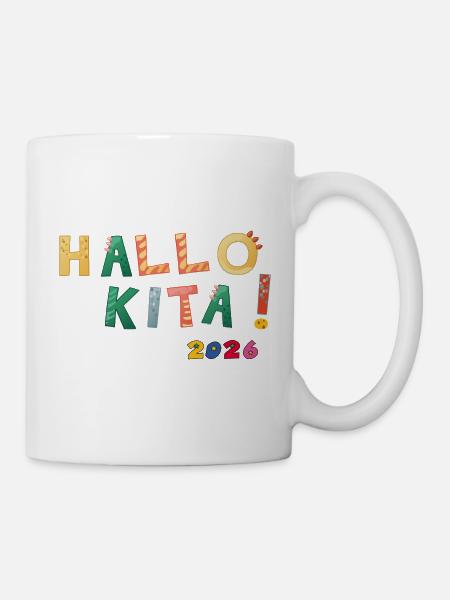 Hallo Kita 2026 - Tasse - Weiß