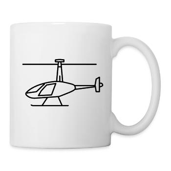 Gyrokopter - Tasse - Weiß - Rechts