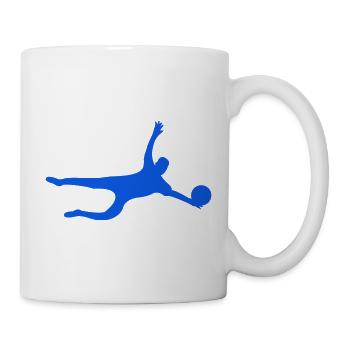 torwart - Tasse - Weiß - Rechts