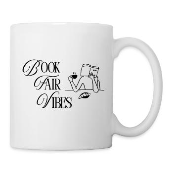 Buchmesse-Vibes - Tasse - Weiß - Rechts