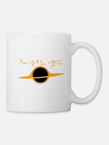 Schwarzes Loch - Tasse - Weiß