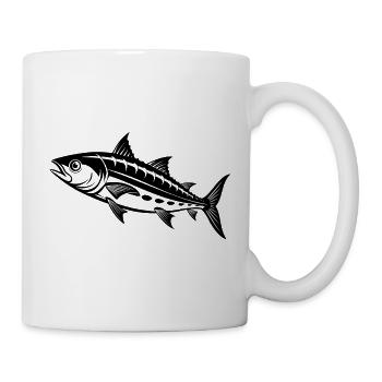 Spanische Makrele - Tasse - Weiß - Rechts