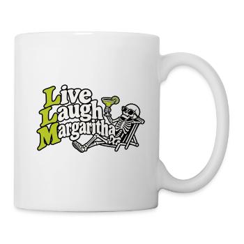 LLM Anti-KI-Skelett - Tasse - Weiß - Rechts